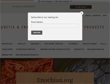 Tablet Screenshot of enochian.org